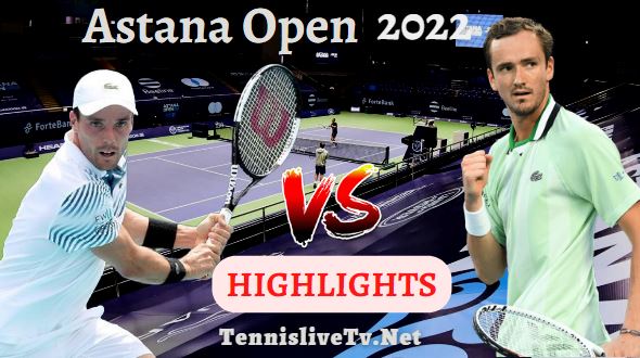Bautista Agut Vs Medvedev Astana Open Tennis Highlights 07102022