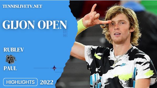 Paul Vs Rublev Gijon Open Tennis Quarterfinal Highlights 14102022
