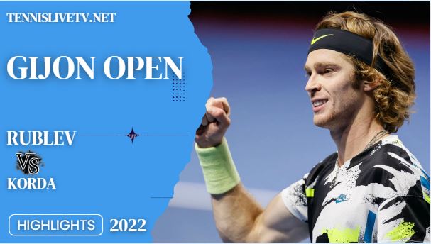 Korda Vs Rublev Gijon Open Tennis Final Highlights 16102022