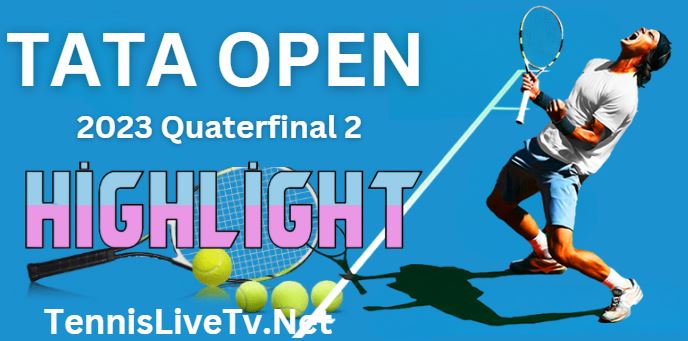 Van De Zandschulp Vs Marterer Maharashtra Open Tennis Quarterfinal Highlights 05012023