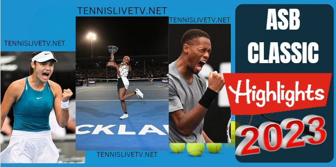 Gauff Vs Zhu ASB Classic Tennis Quarterfinal Highlights 05012023