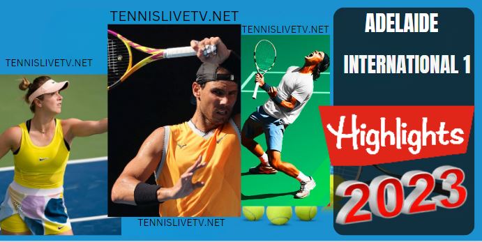 Medvedev Vs Khachanov Adelaide International 1 Tennis Quarterfinal Highlights 05012023