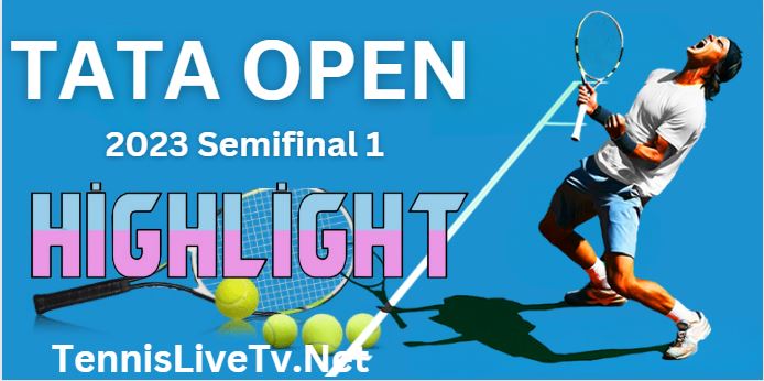 Van De Zandschulp Vs Bonzi Maharashtra Open Tennis Semifinal Highlights 06012023
