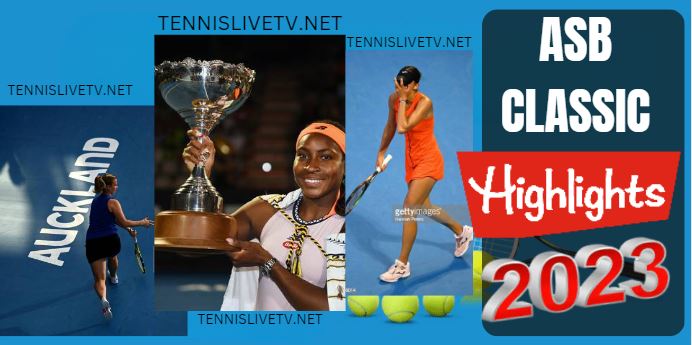 Gauff Vs Masarova ASB Classic Tennis Final Highlights 08012023