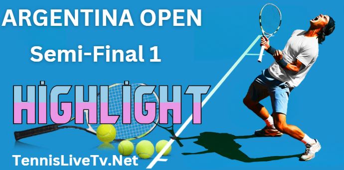 Zapata Miralles Vs Alcaraz Garfia Argentina Open Tennis Semifinal Highlights 19022023