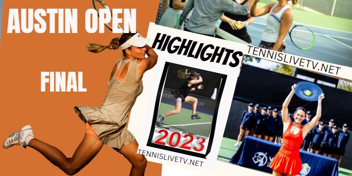 Kostyuk Vs Gracheva ATX Open Tennis Final Highlights 06032023