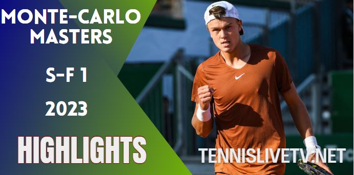 Rune Vs Sinner Carlo Masters Tennis SF 1 Highlights 15042023