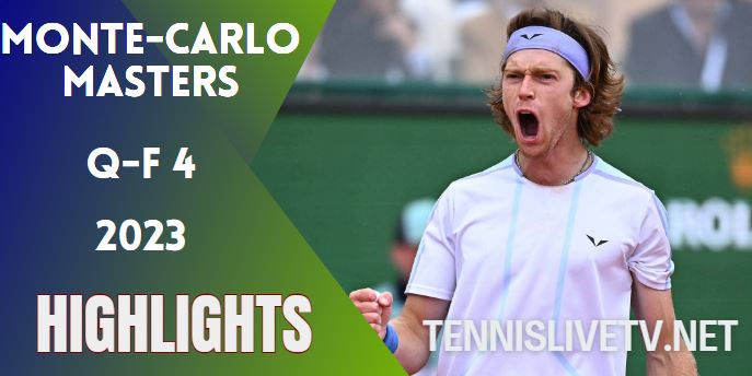 Struff Vs Rublev Carlo Masters Tennis QF 4 Highlights 14042023