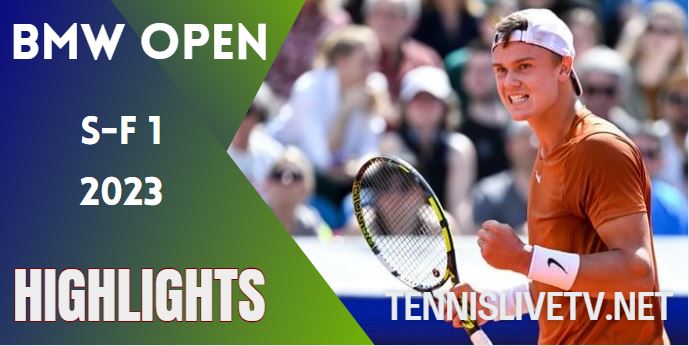 Fritz Vs Van De Zandschulp BMW Open SF 1 Highlights 22042023