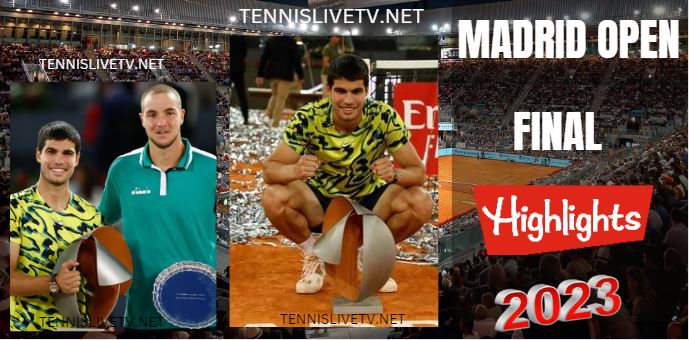 Alcaraz Garfia Vs Struff Madrid Open Final Highlights 07052023