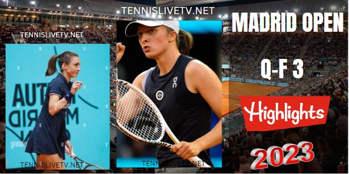 Swiatek Vs Martic Madrid Open Quarterfinal Highlights 04052023