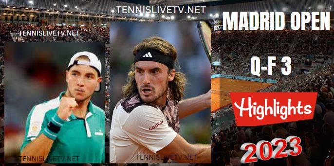 Tsitsipas Vs Struff Madrid Open Quarterfinal Highlights 04052023