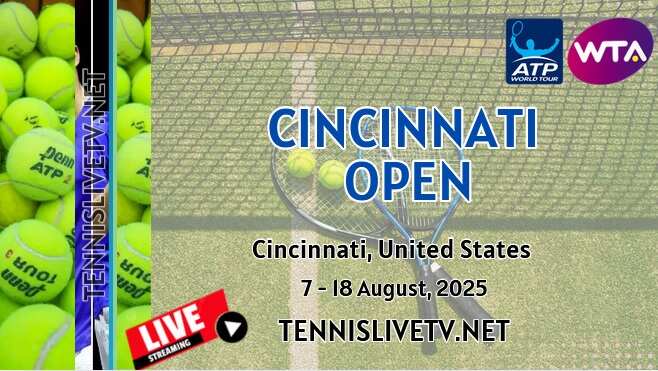 Cincinnati Open Tennis Live Stream TV Schedule Players Prize