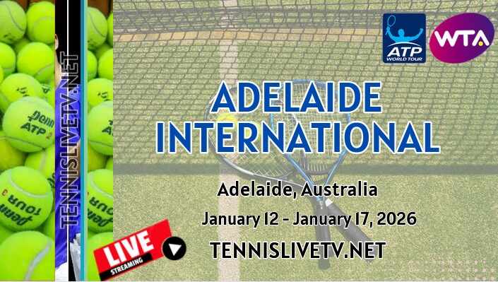 Adelaide International Final Tennis Live Streaming 2026