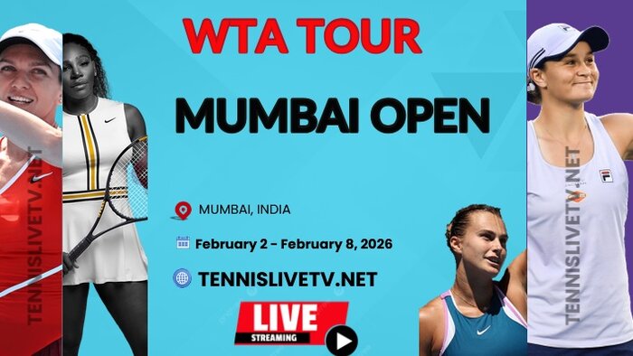 Mumbai Open Semifinal Tennis Live Stream 2026: WTA slider