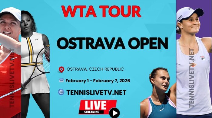 Ostrava Open Final Tennis Live Stream 2026: WTA slider