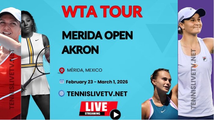 Merida Open Akron Semi-Final Tennis Live Stream 2026: WTA