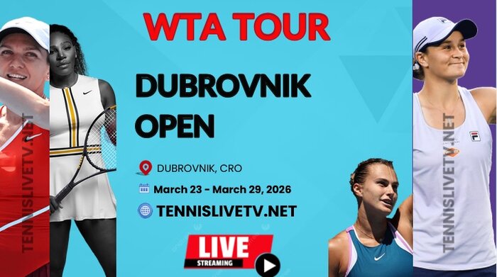 Dubrovnik Open Day 3 Tennis Live Stream 2026: WTA slider