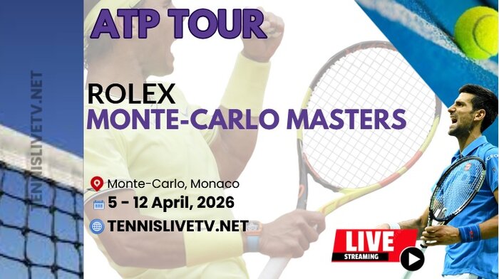ATP Monte Carlo Masters Day 1 Tennis Live Stream 2026 slider