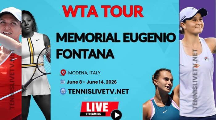 Memorial Eugenio Fontana Day 1 Tennis Live Stream 2026: WTA